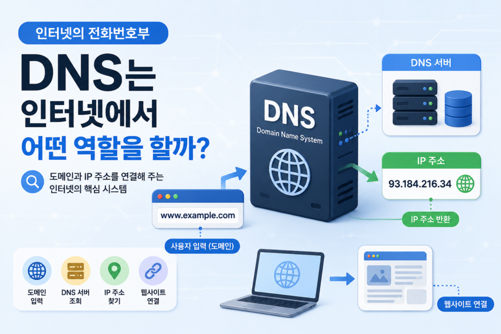 DNS는 인터넷에서 어떤 역할을 할까? 인터넷이 연결되는 원리를 쉽게 이해하기 DNS는 인터넷에서 어떤 역할을 할까?