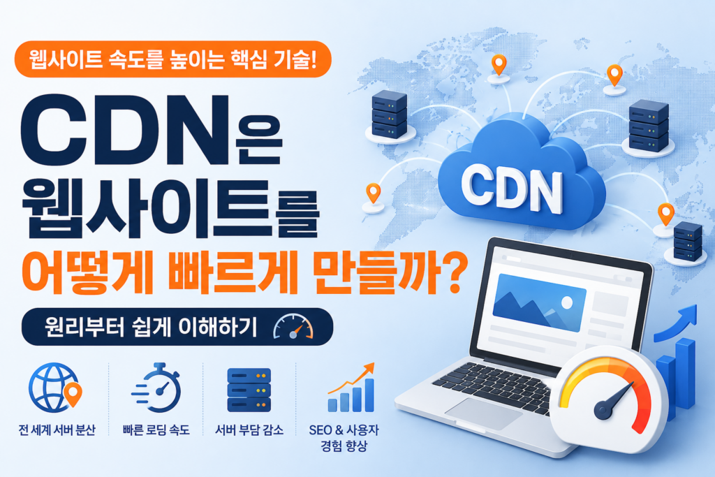 CDN은 웹사이트를 어떻게 빠르게 만들까? 원리부터 쉽게 이해하기 CDN은 웹사이트를 어떻게 빠르게 만들까? 원리부터 쉽게 이해하기
