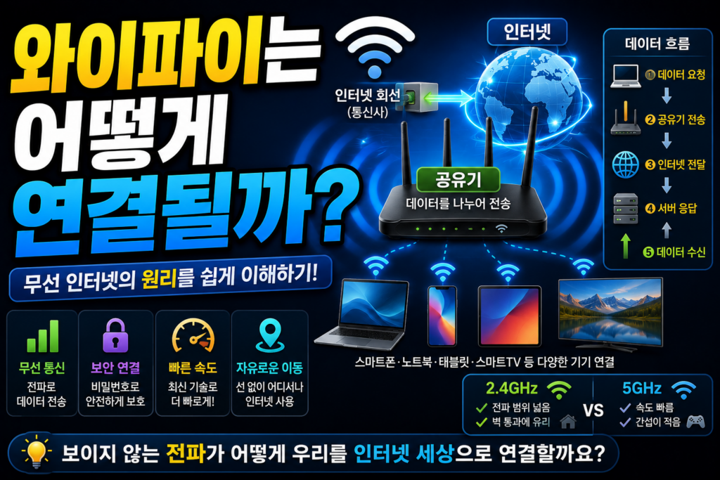 와이파이는 어떻게 연결될까? 무선 인터넷의 원리